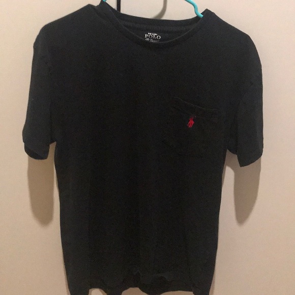 Two Polo RL front pocket black t-shirts! - Picture 1 of 3
